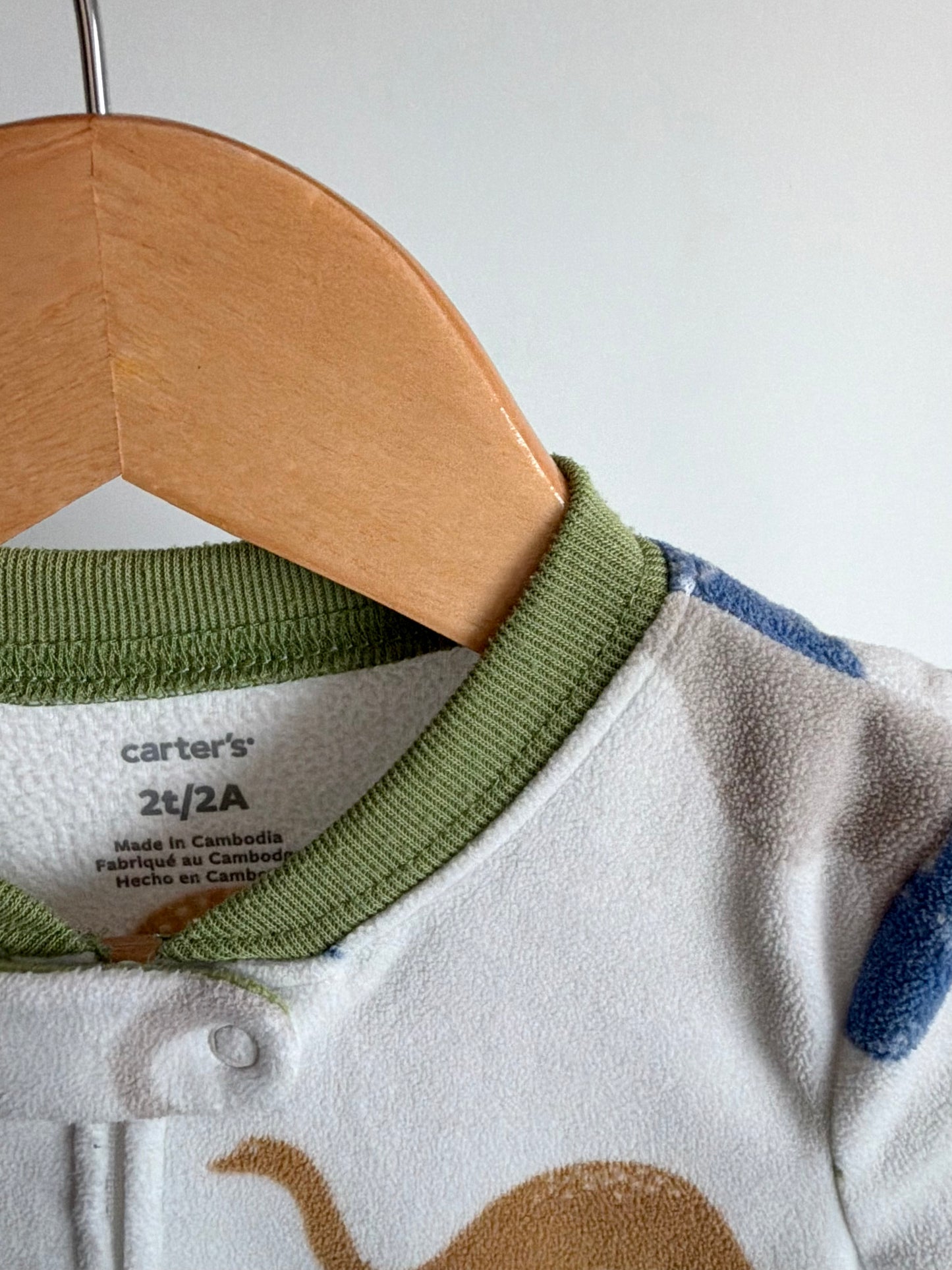 Fleece Dino Sleeper / 2T