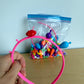 Snap Bead Toy Headband and Bracelet Toy (No Shipping)