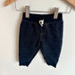Blue Tapered Pants / 3-6m