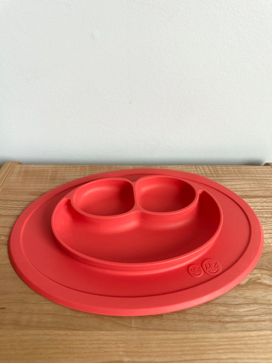 Ezpz Coral Placemat Bowl Plate (No Shipping)