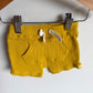 Yellow Organic Terry Tank + Waffle Shorts Set / 3-6m