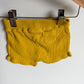 Yellow Organic Terry Tank + Waffle Shorts Set / 3-6m