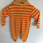 Striped Pumpkin Sleeper / 3-6m