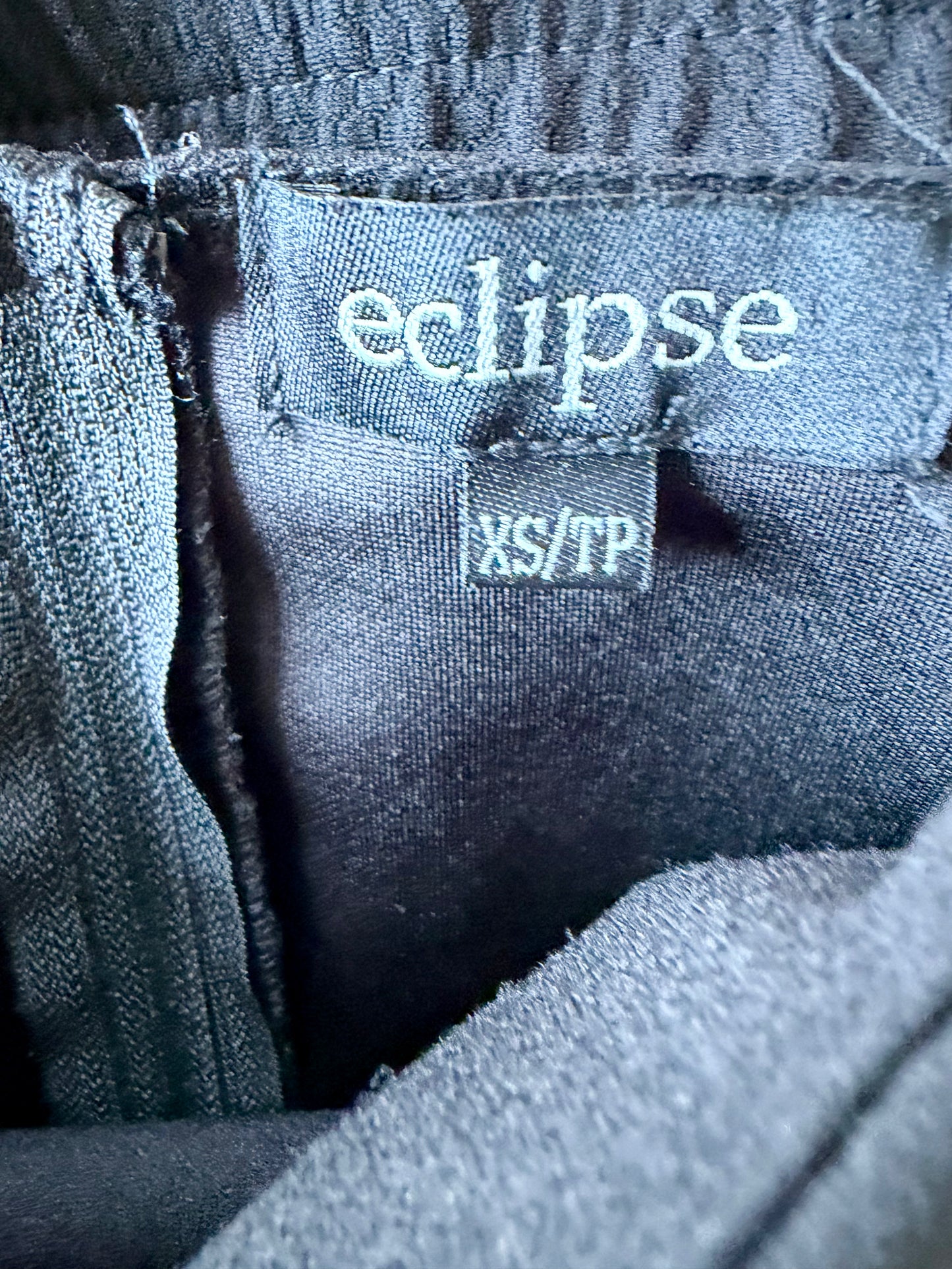 Eclipse Black with Silver Shiny Band Dress / 12 years?