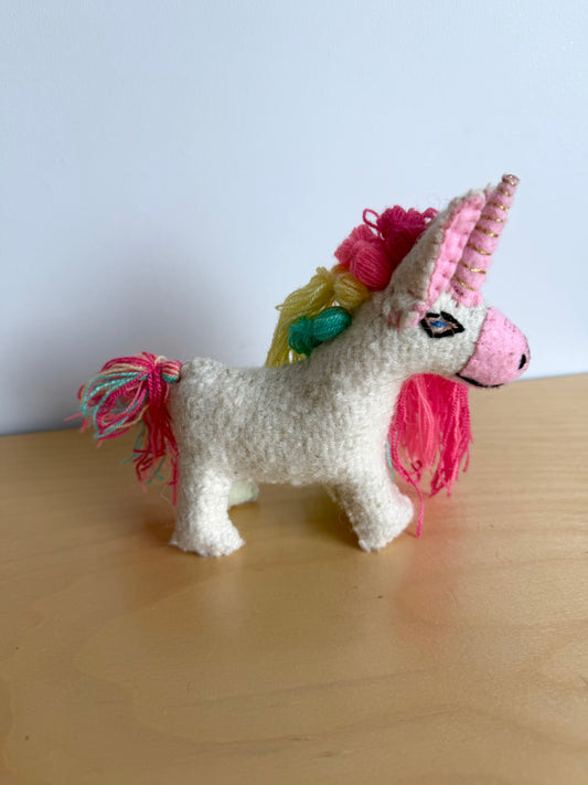 Unicorn Woven Toy