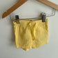 Gap Yellow Muslin Shorts / 3-6m