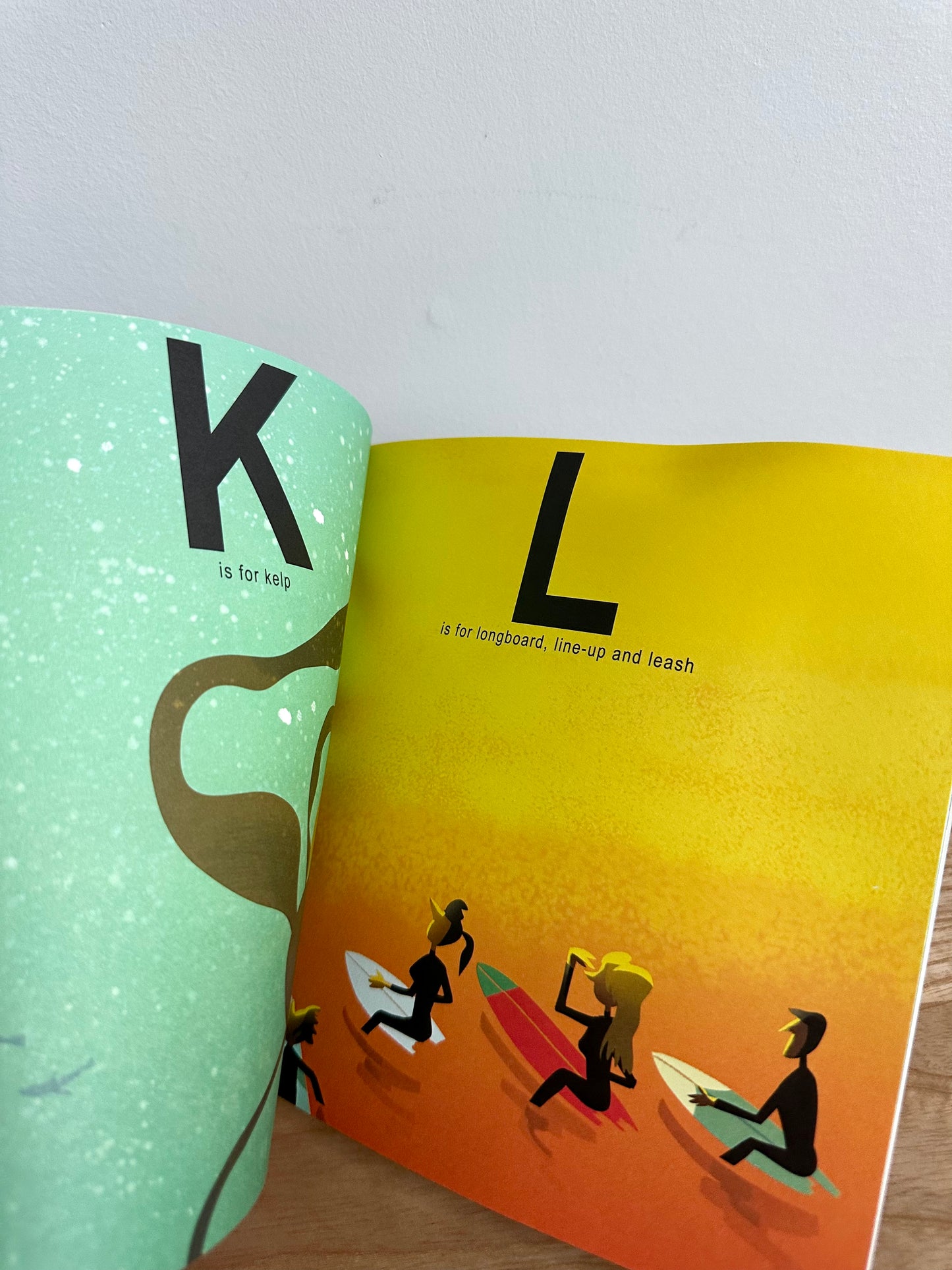 S is for Surfing Softcover Book / 0-2 years