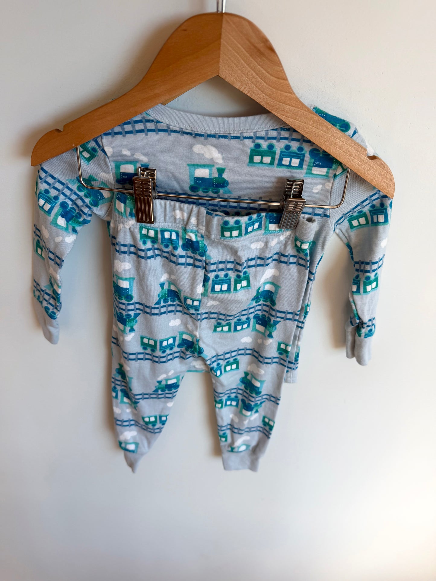 Blue Train PJ Set / 18m