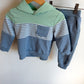 Blue Colour Block Pocket Hoodie + Joggers Set / 12-18m