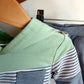 Blue Colour Block Pocket Hoodie + Joggers Set / 12-18m