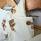 Brown Teddy Button Up Sweater + Bodysuit Set / 12m