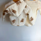Brown Teddy Button Up Sweater + Bodysuit Set / 12m