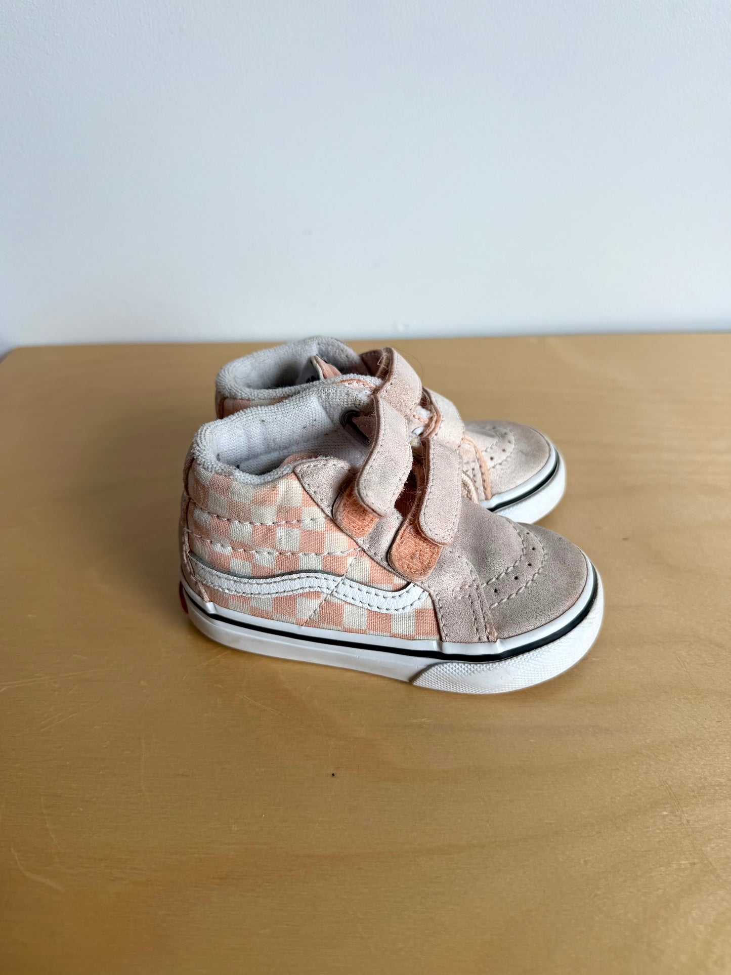 Vans Pink Checkered Shoes / Size 5 Toddler
