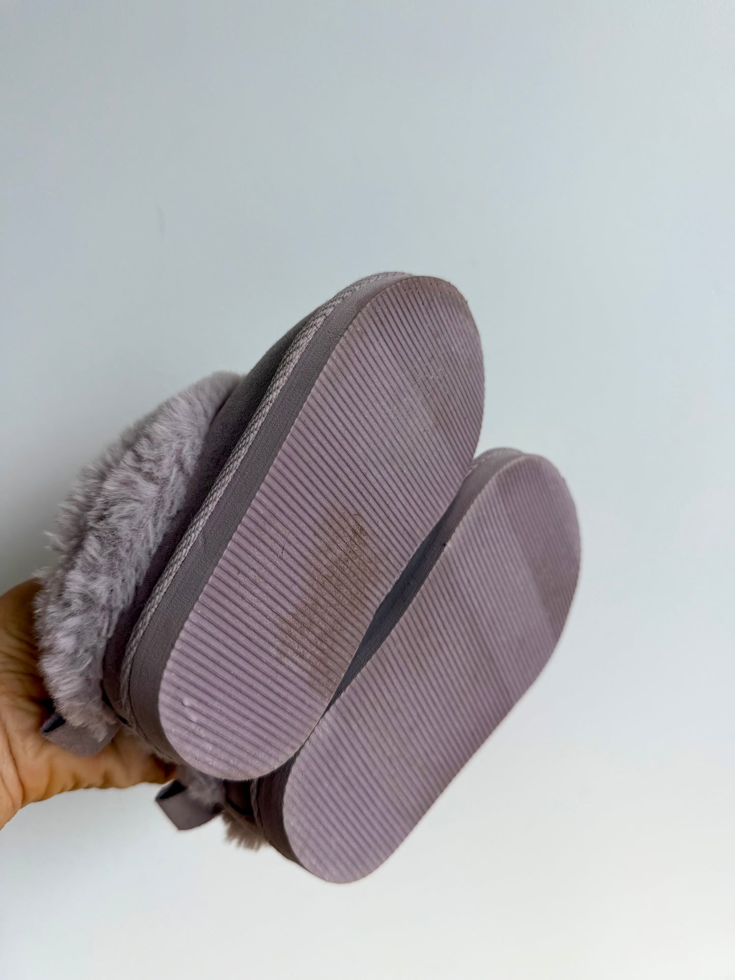 Purple Cozy Slip on Shoes / Size 5 Toddler