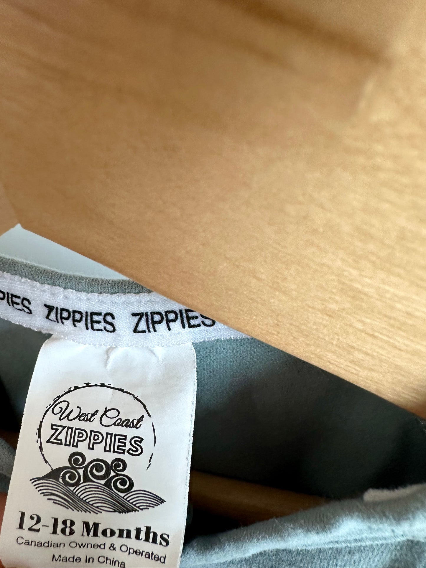 West Coast Zippies Blue Sleeper (PLAY)/ 12-18m