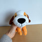 Golden Dog with Brown Ears Stuffy Toy