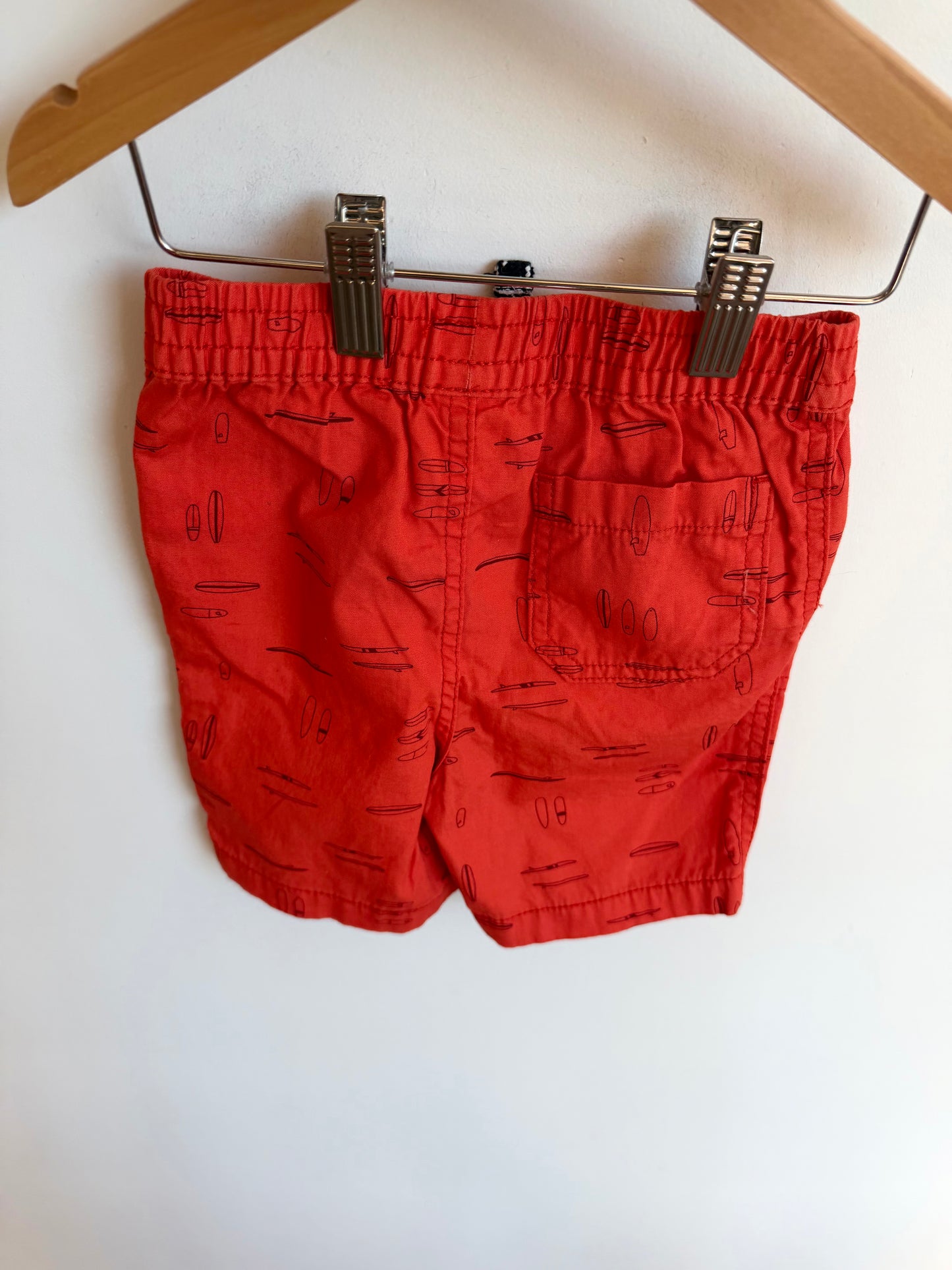 Orange Surfboard Shorts / 18-24m