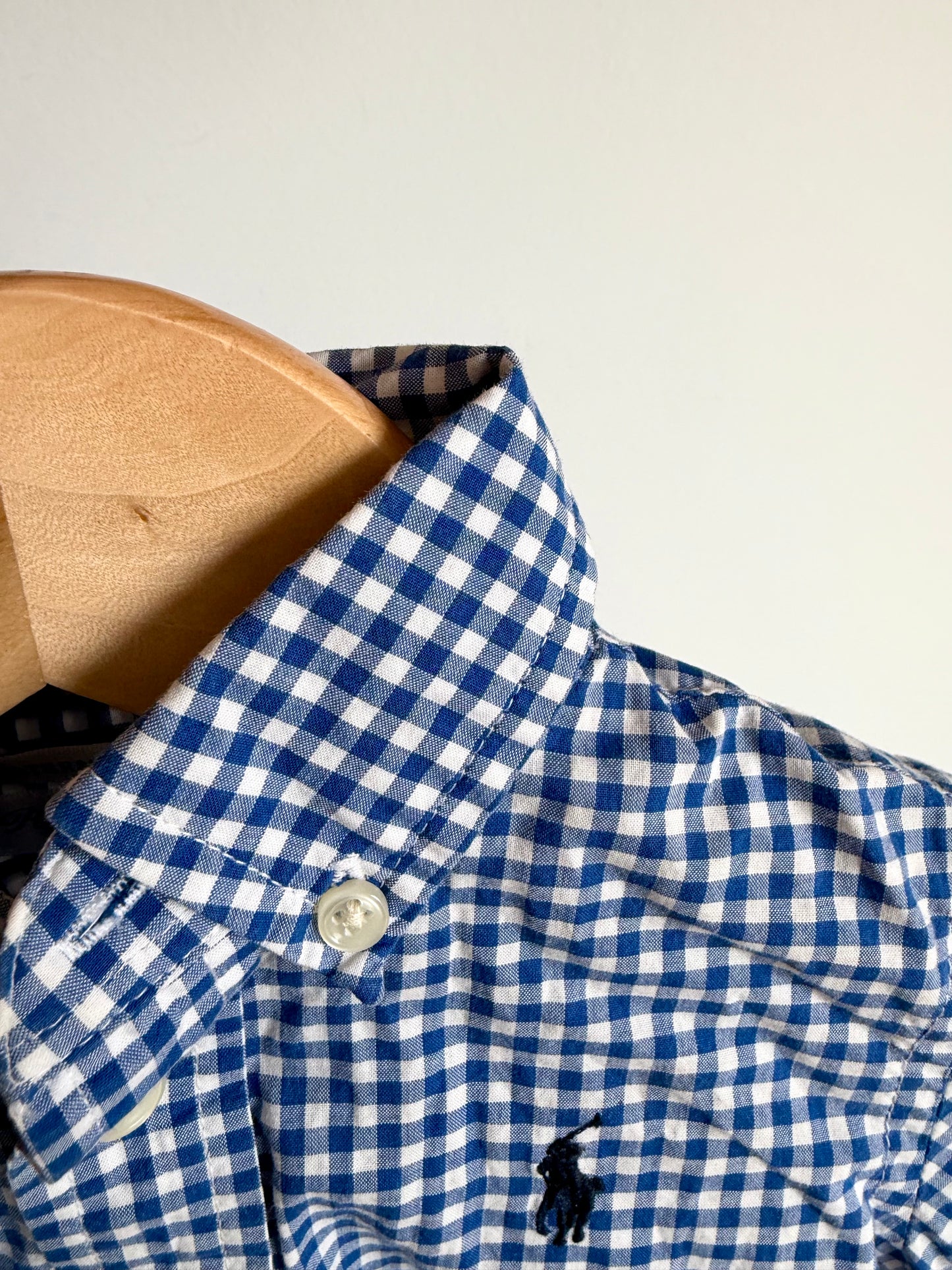 Ralph Lauren Checkered Button Up / 12m