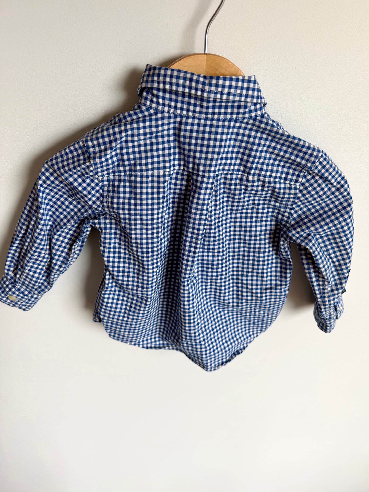 Ralph Lauren Checkered Button Up / 12m