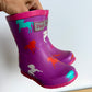 Hatley Purple Horse Rain Boots / Size 5 Toddler