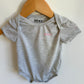 DKNY Grey Bodysuit / 3-6m