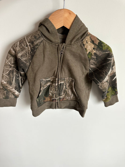 Camo Zip Hoodie / 12m