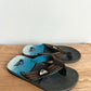 Quicksilver Black + Blue Sandals / Size 12 Little Kid?