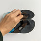 Quicksilver Black + Blue Sandals / Size 12 Little Kid?