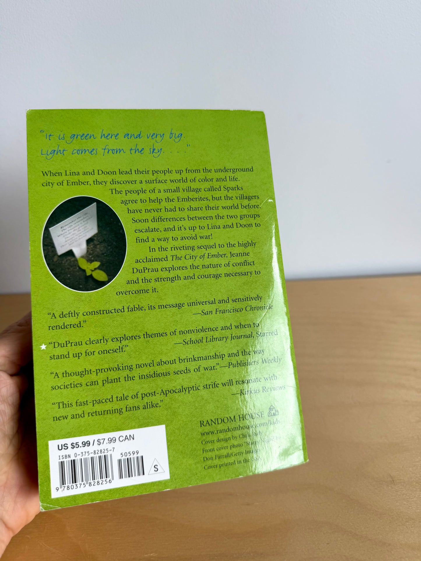 The People of Sparks Softcover Novel / 8-12 years