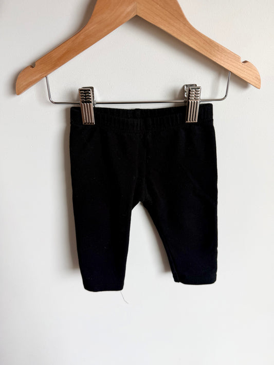 H&M Thick Black Pants / 4-6m