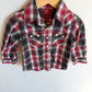 Lucky Plaid Dress Shirt / 12m