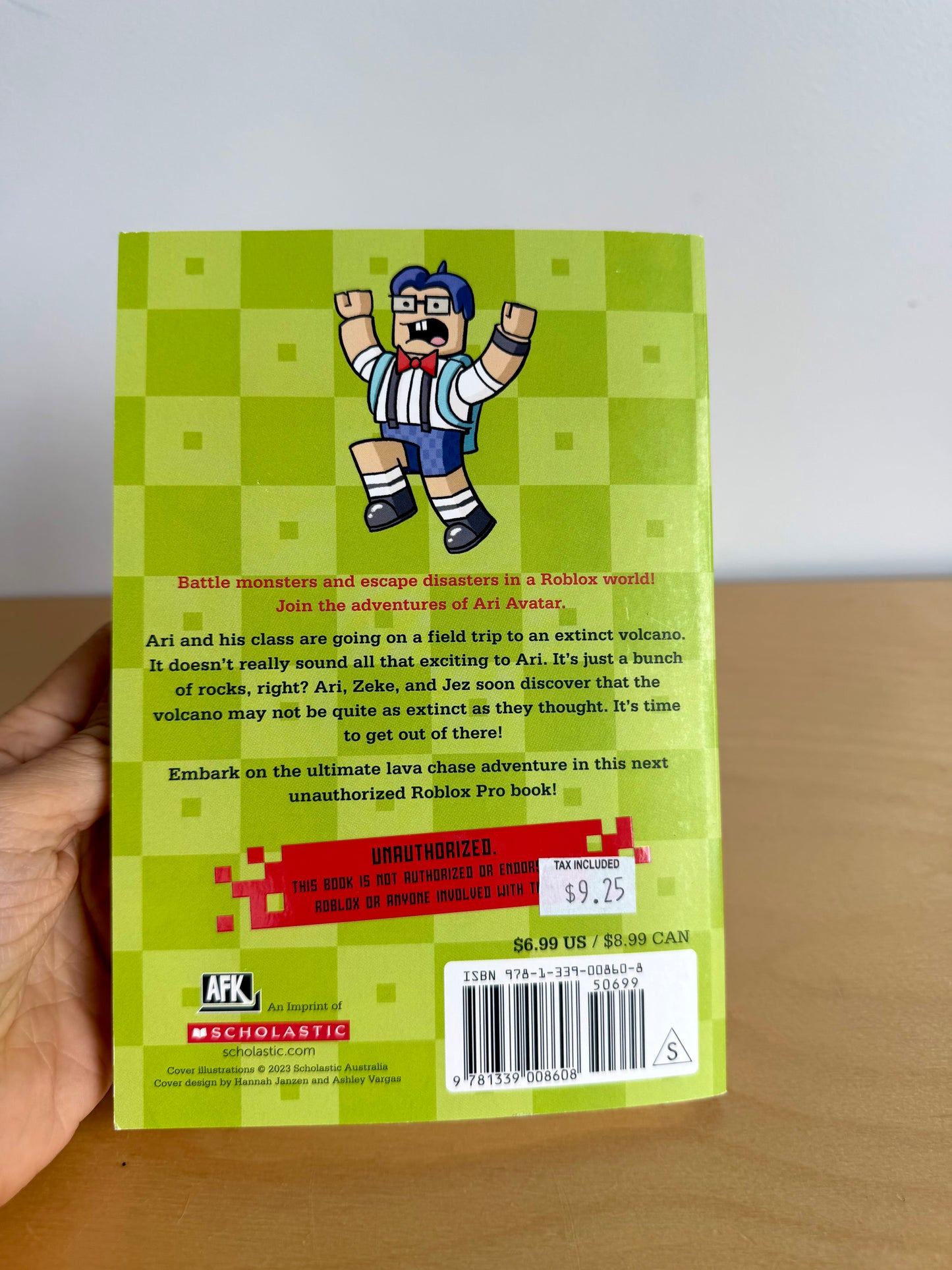 Diary of a Roblox Softcover Novel / 7-10 years