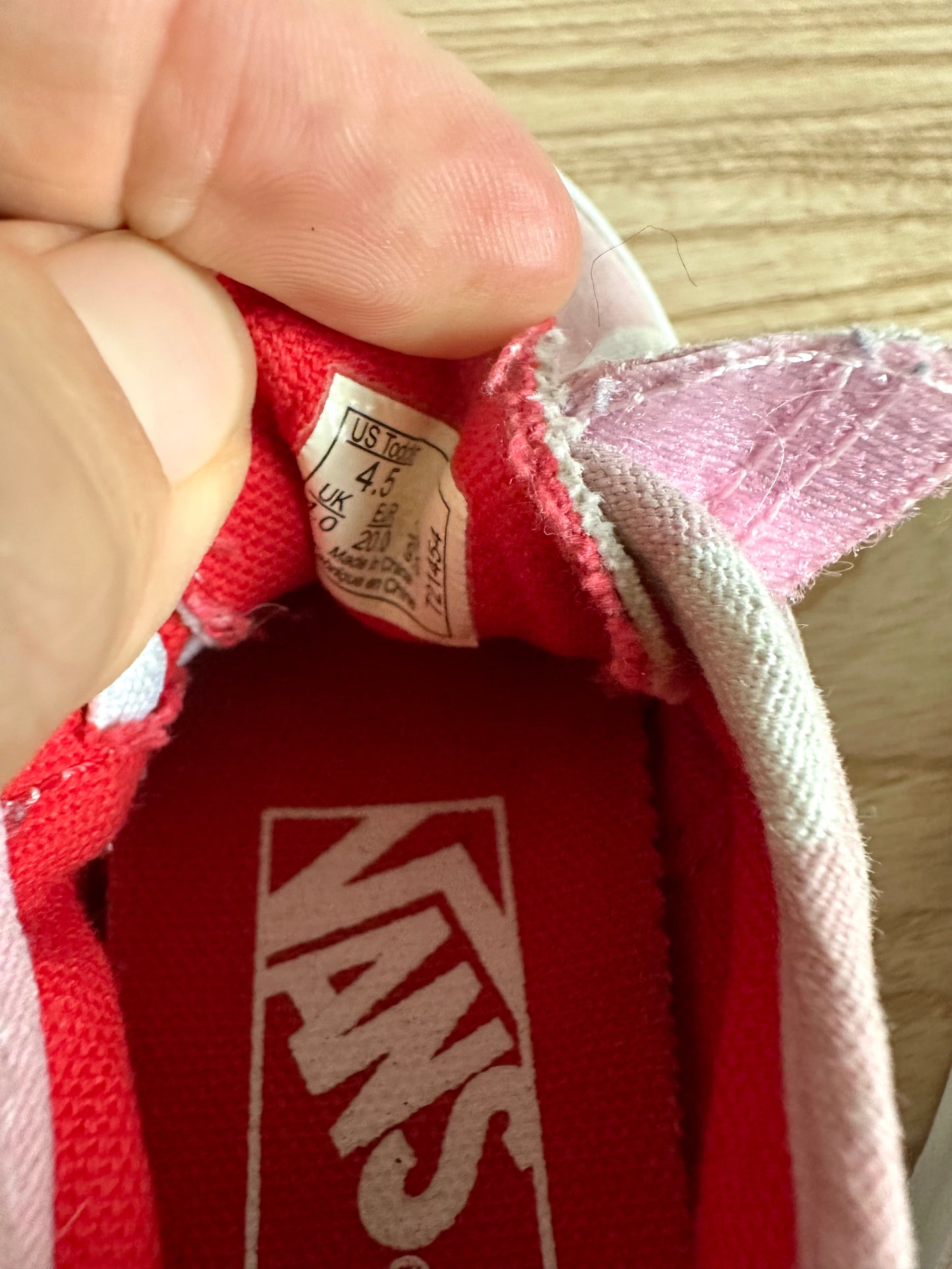 Vans Polka Dot Pink Shoes / Size 4.5 Toddler