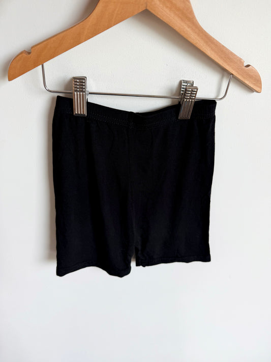 Soft Black Biker Shorts  / 8-10 years