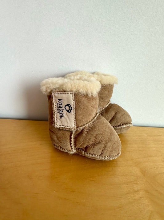 Koalabi 100% Sheepskin Slippers / 0-6m