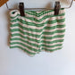 Zara Green Striped Shorts / 12-18m