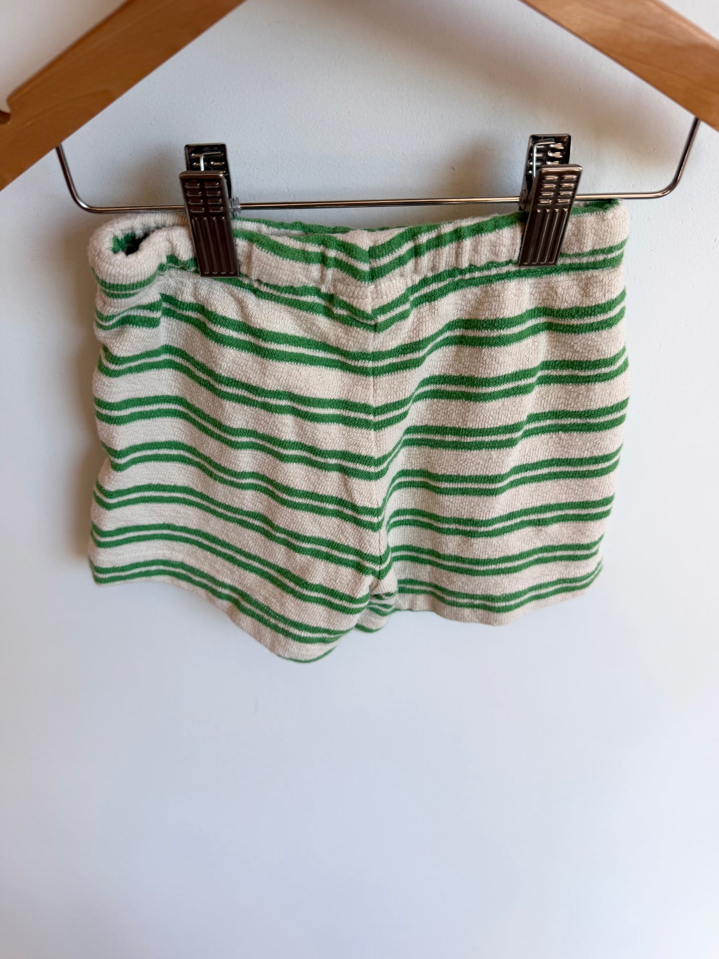 Zara Green Striped Shorts / 12-18m