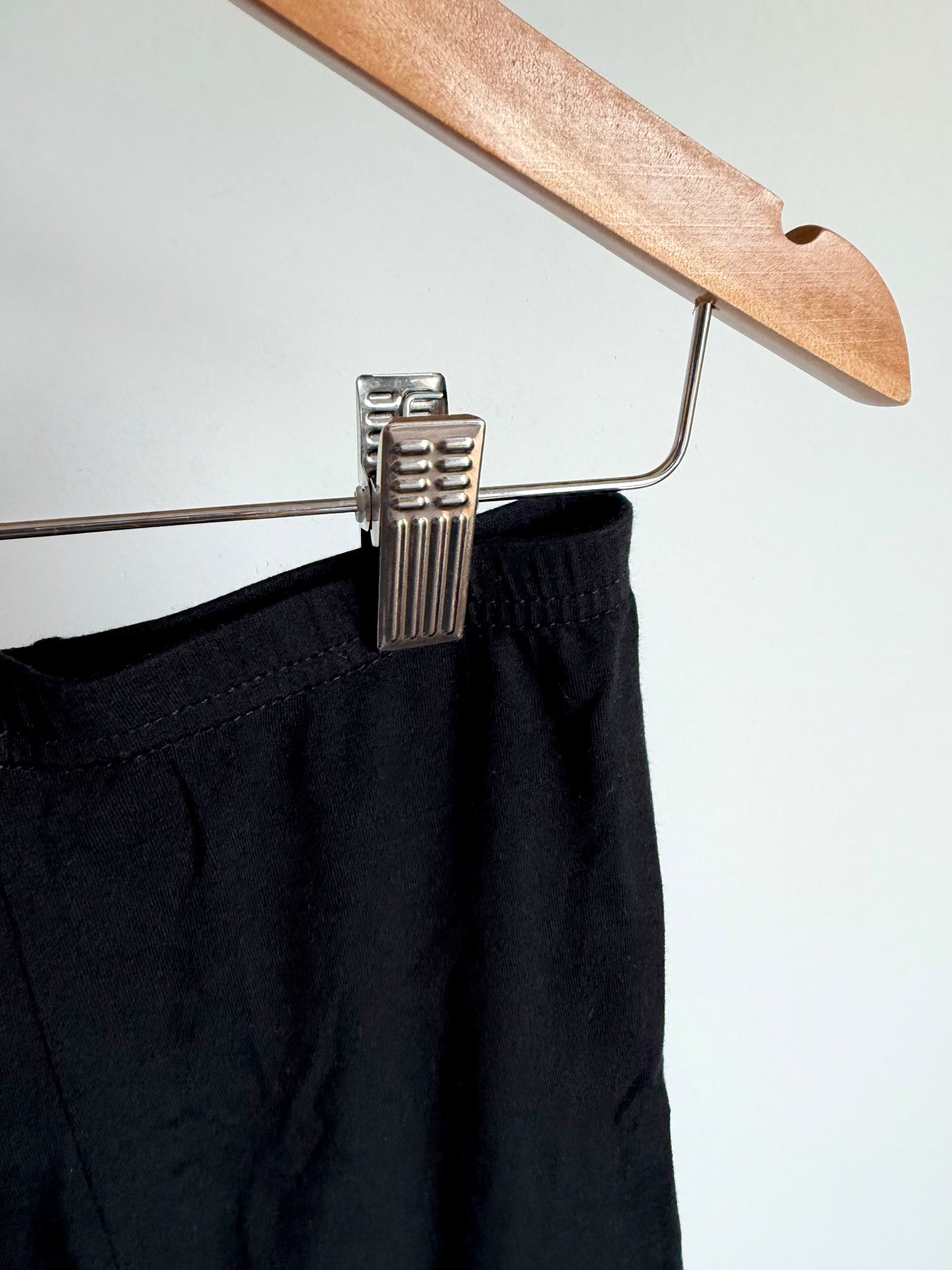 Soft Black Biker Shorts  / 8-10 years