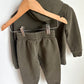 Nike Olive Sweater + Pants Set (PLAY) / 2-3T (No Shipping)