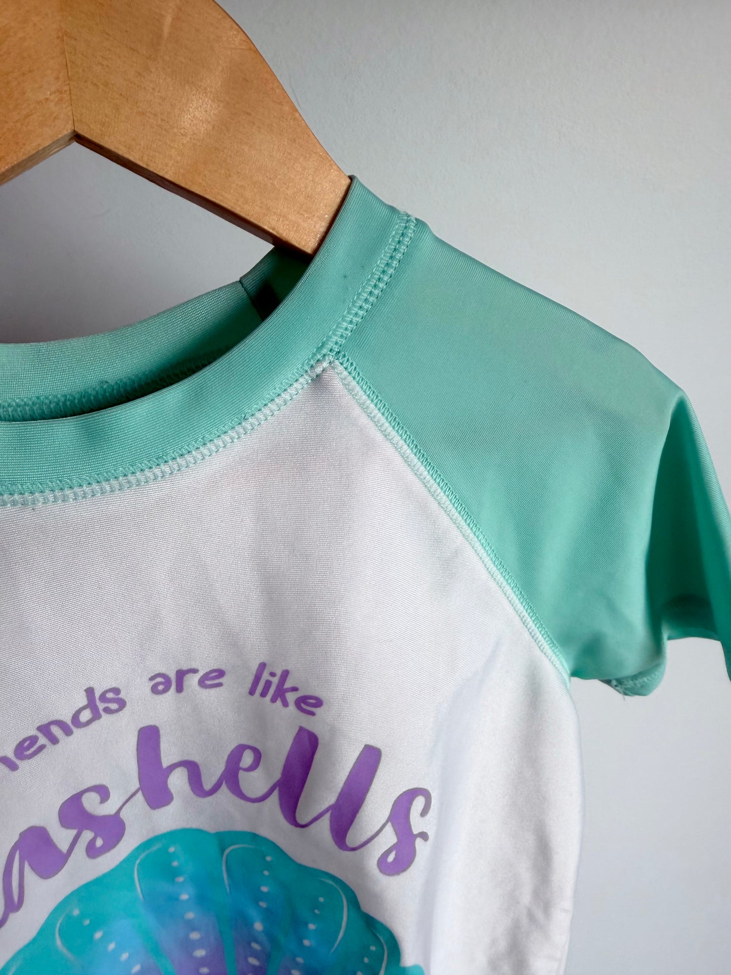 Seashells Swim Shirt / 10-12 years