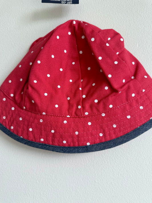 NEW Oshkosh Polkadot Sunhat / 6-9m