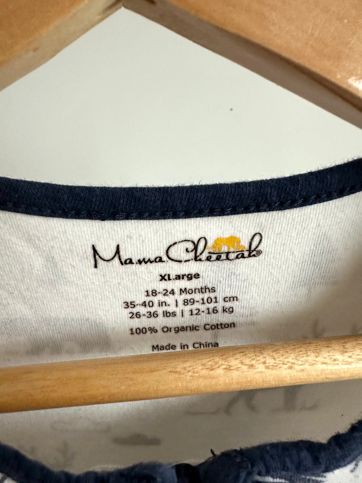 Woodlands Dark Trim Sleep Sack / 18-24m