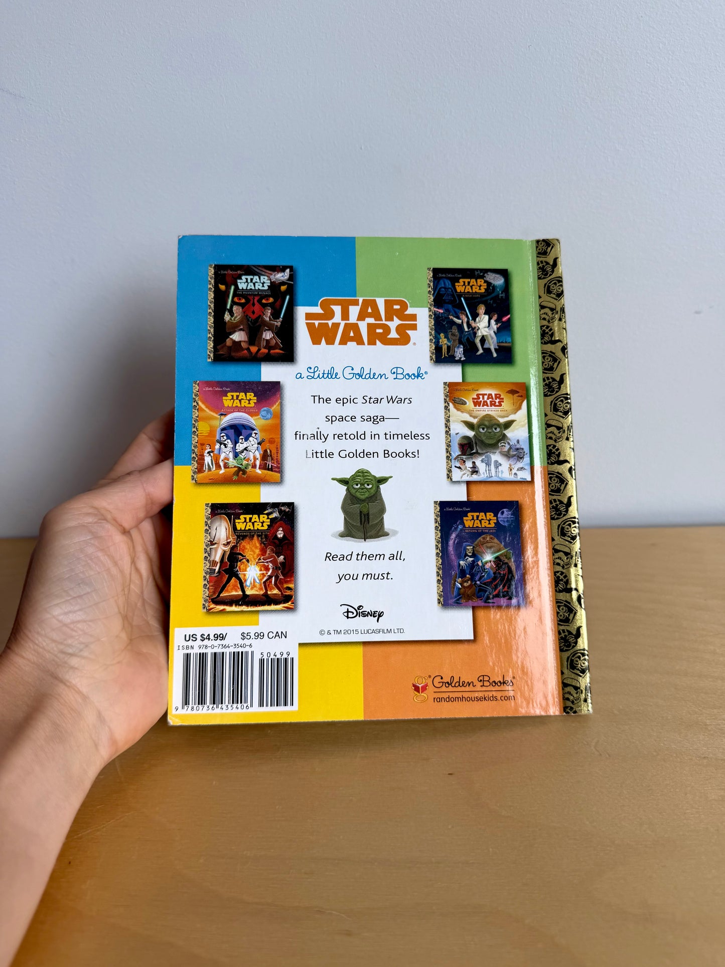 Star Wars - Revenge of the Sith Hardcover Book / 3-6 years