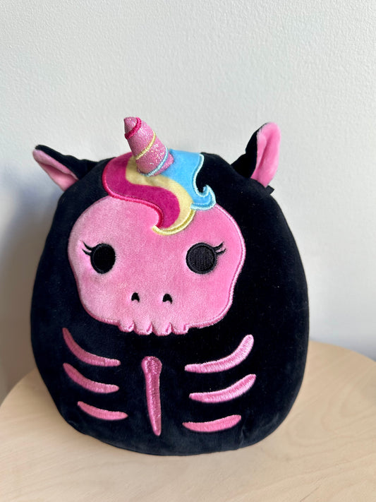 9" Skeleton Unicorn Squishmallow