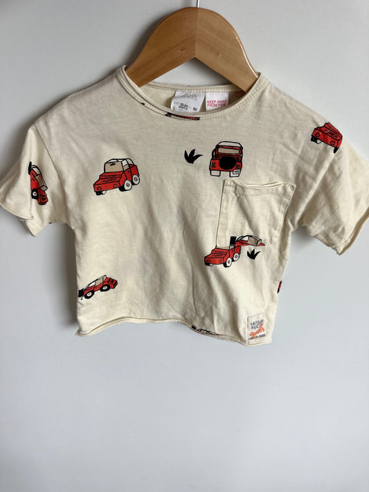 Zara Safari Truck T-shirt / 18-24m