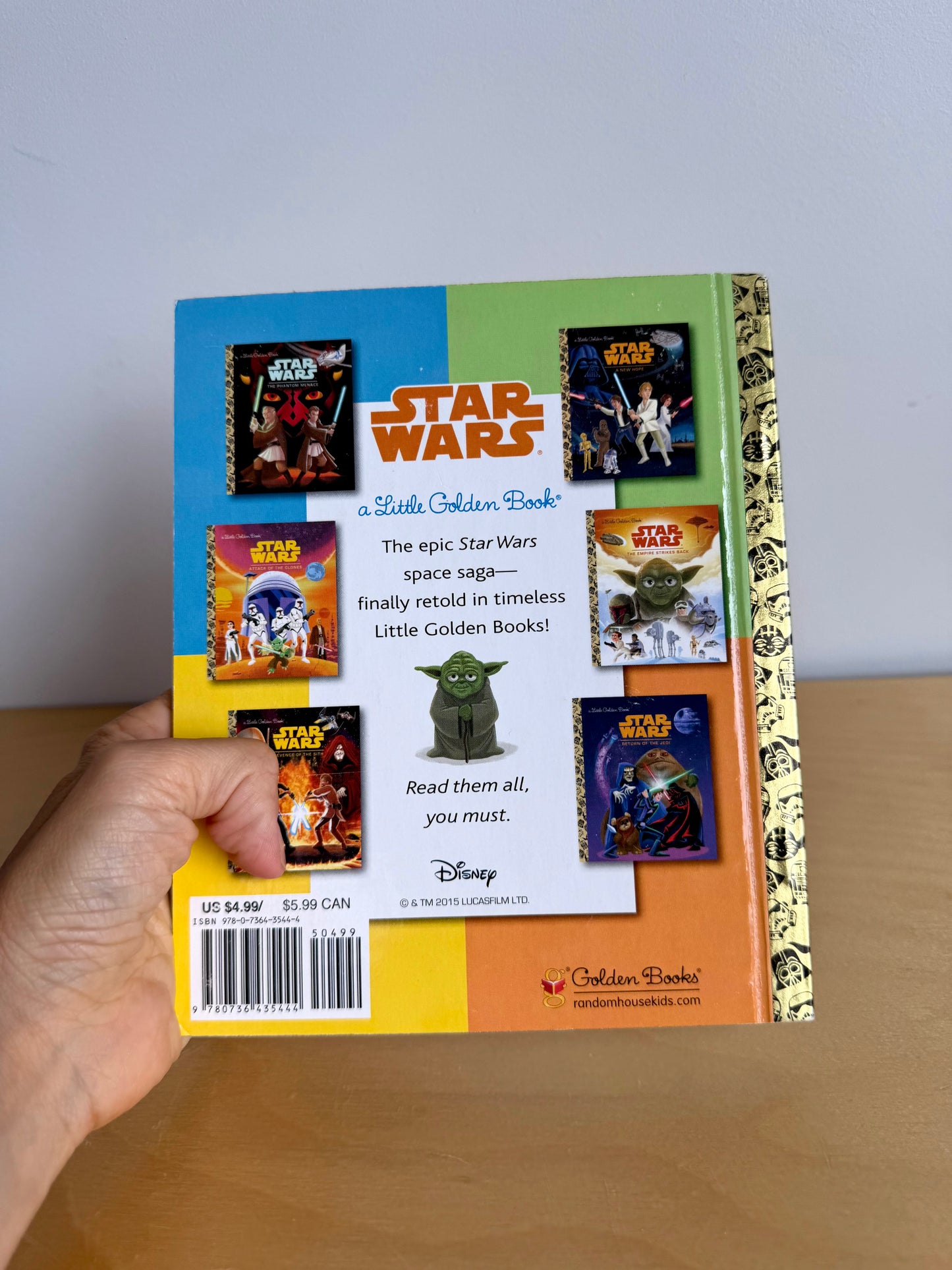 Star Wars - The Empire Strikes Back Hardcover Book / 3-6 years