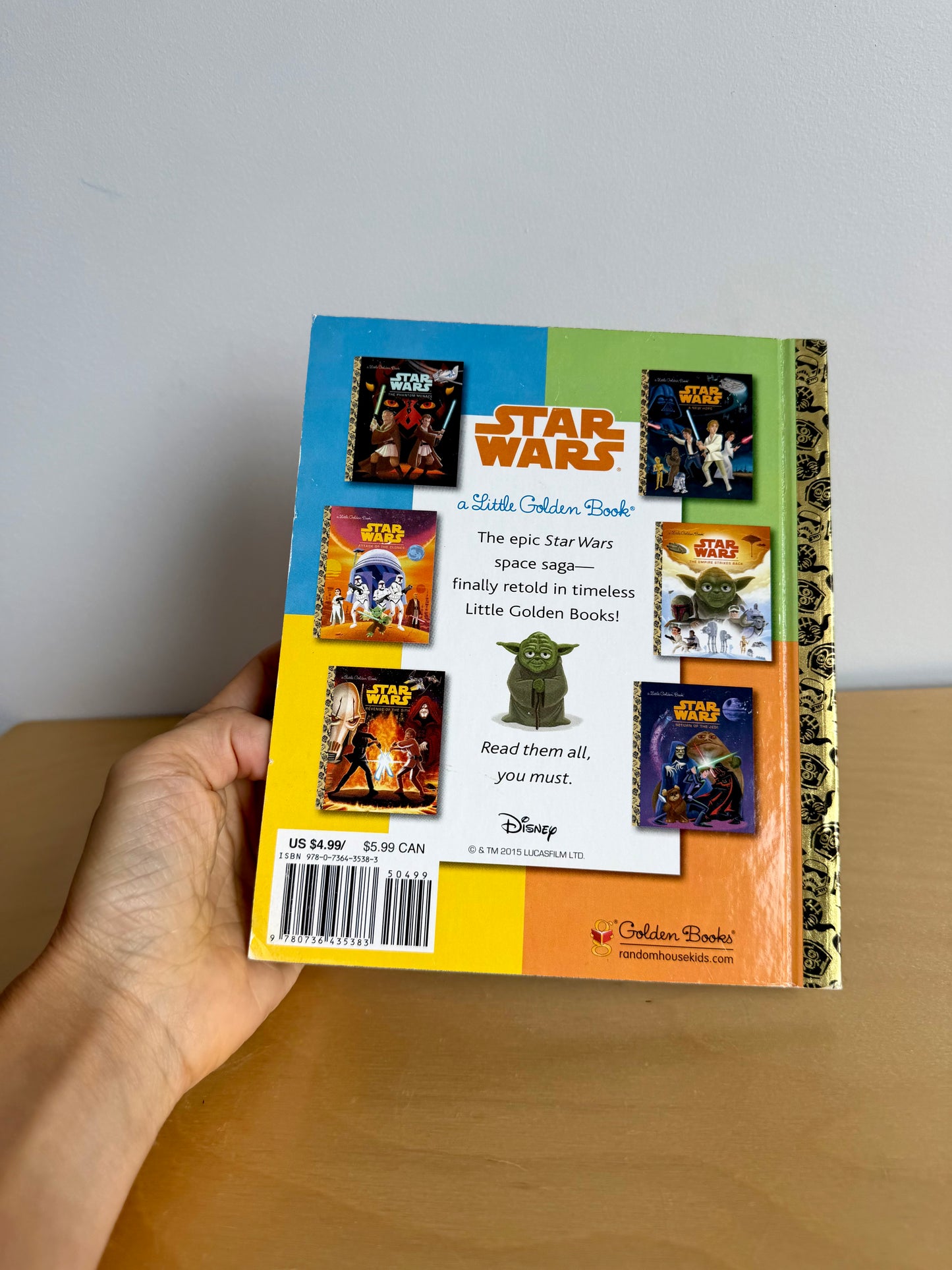 Star Wars - A New Hope Hardcover Book / 3-6 years
