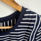 Striped Maternity + Nursing Top / M