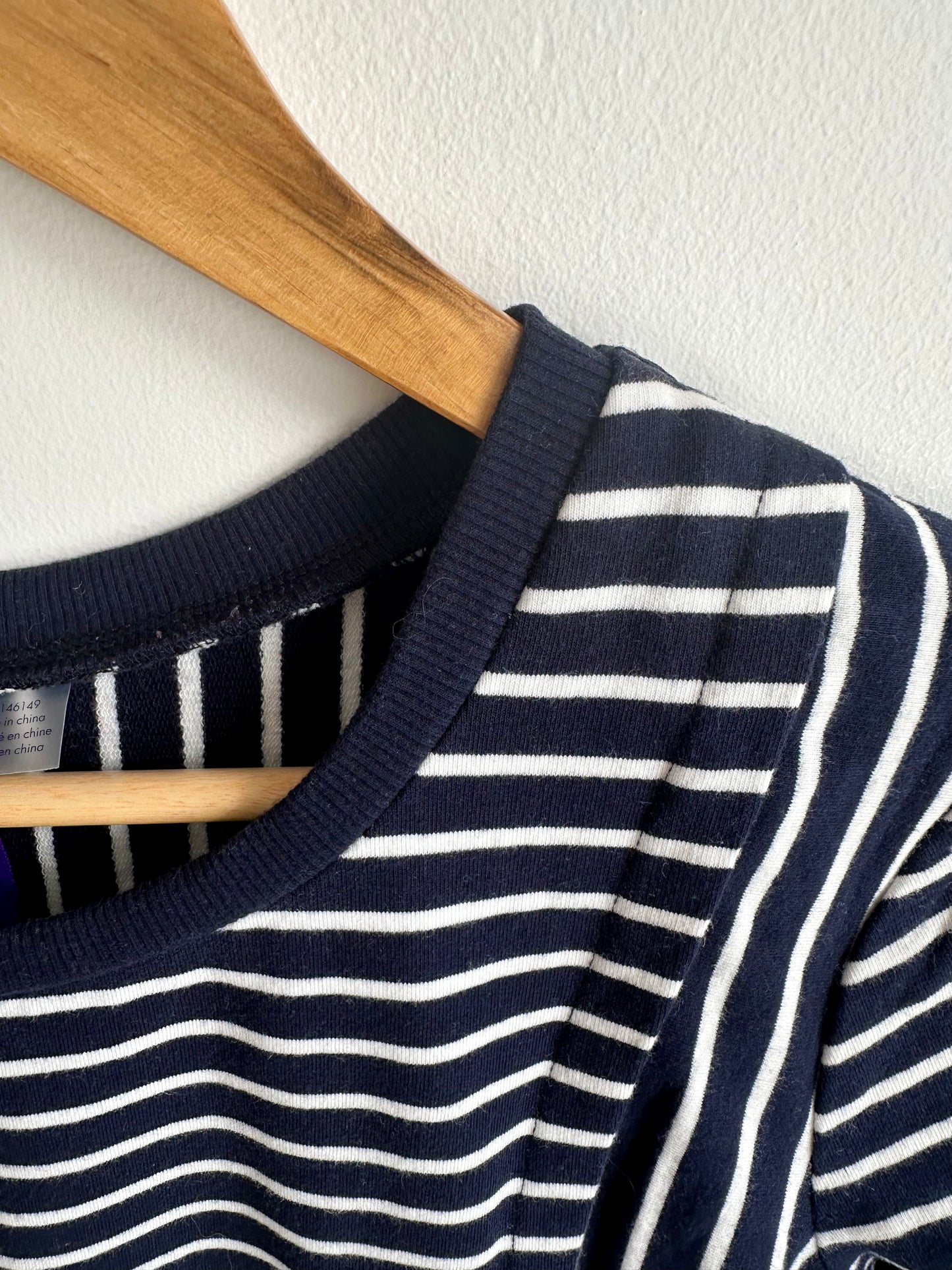 Striped Maternity + Nursing Top / M