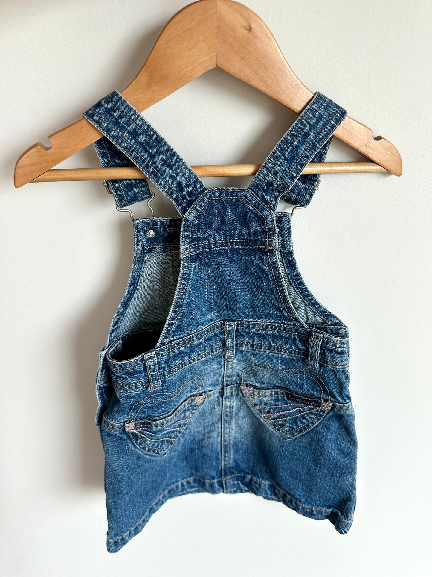 Denim Overall Dress / 18m